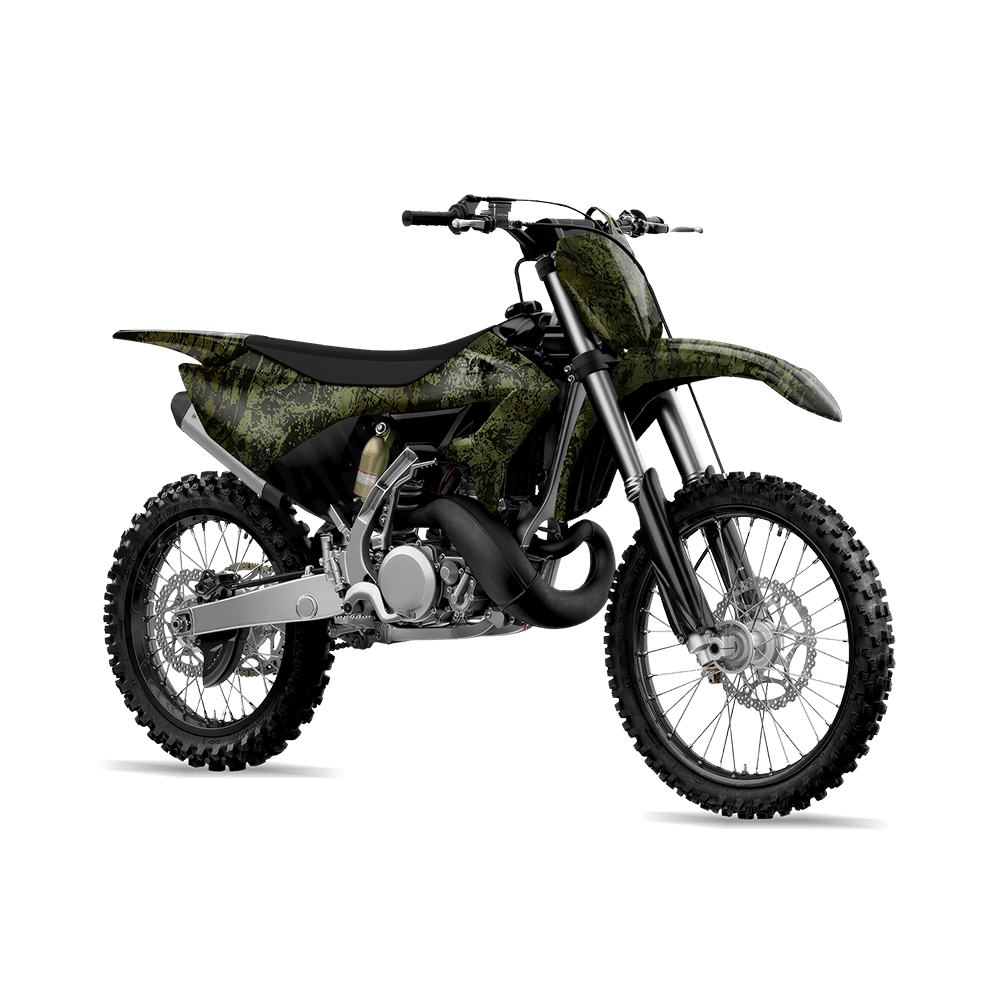 Substrate Shadowbark Camo Dirt Bike Vinyl Wrap
