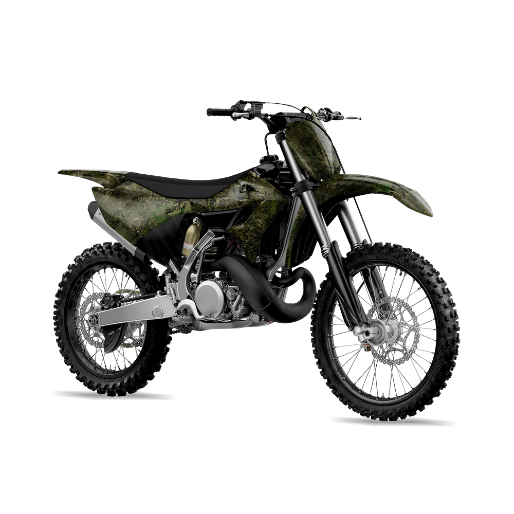 Substrate Shroud Camo Dirt Bike Vinyl Wrap