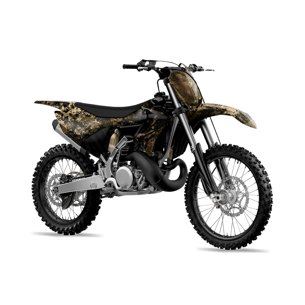 Substrate Spoor Camo Dirt Bike Vinyl Wrap