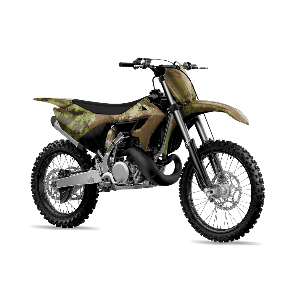 Substrate Springfield Camo Dirt Bike Vinyl Wrap
