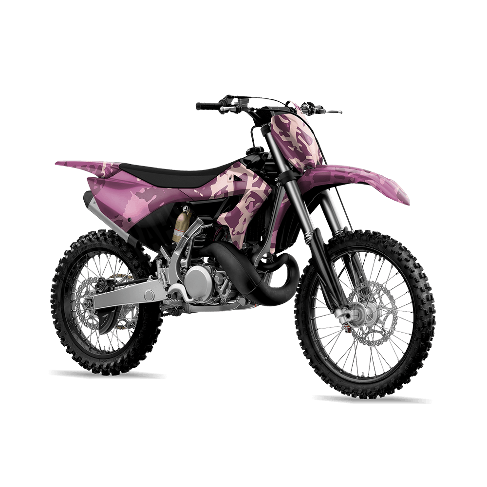 Tire Splatter Floral Camo Dirt Bike Vinyl Wrap