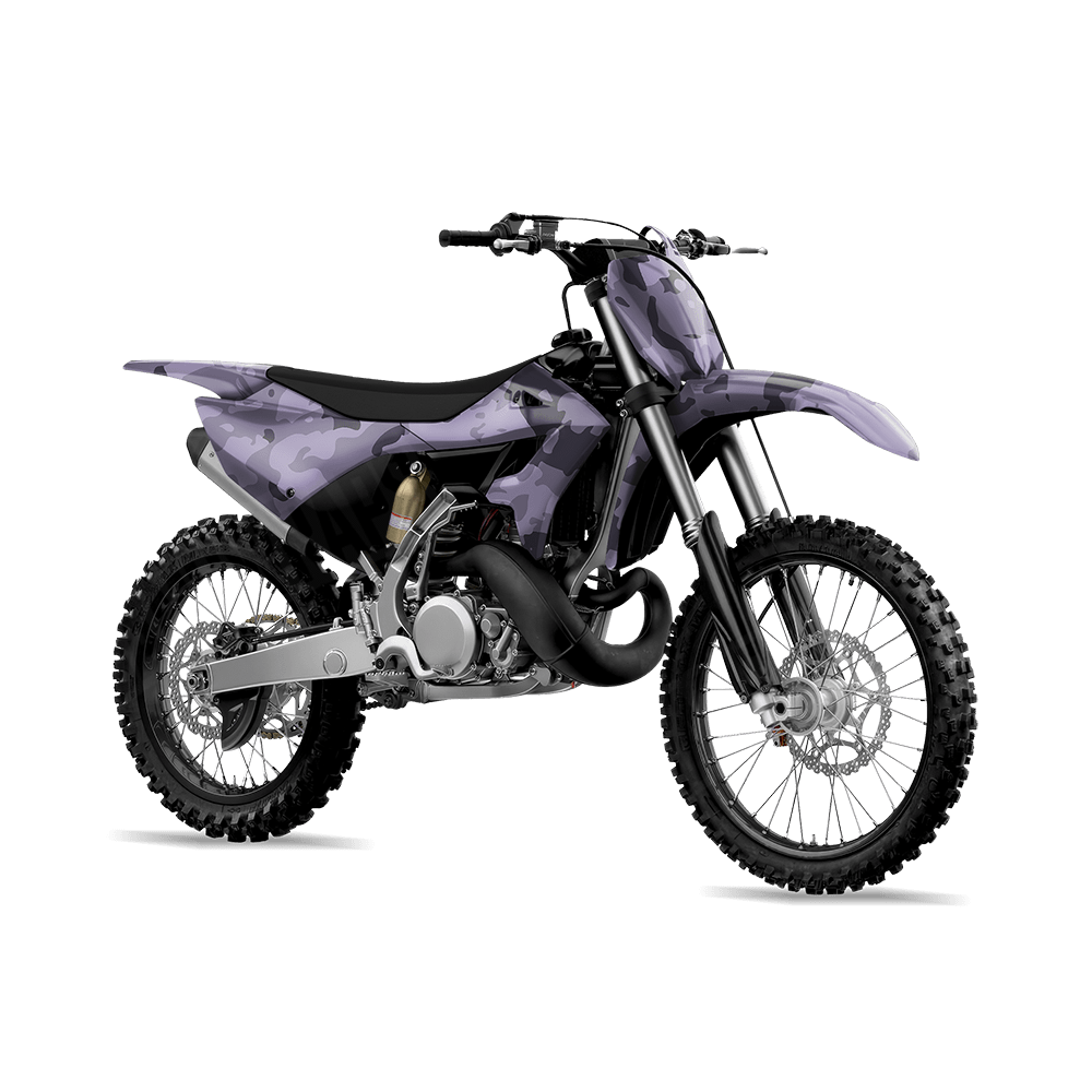 Treetop Lilac Camo Dirt Bike Vinyl Wrap