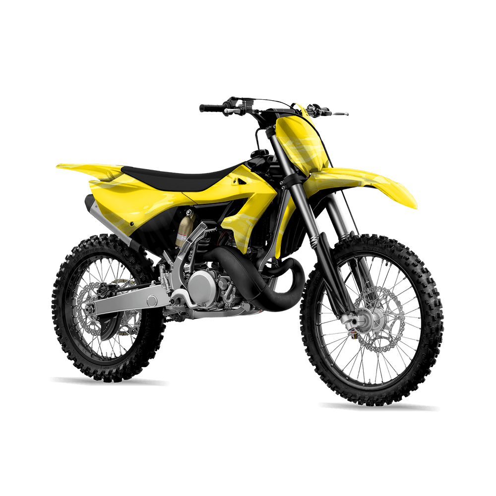 Vietnam Tiger Stripe Elite Yellow Camo Dirt Bike Vinyl Wrap