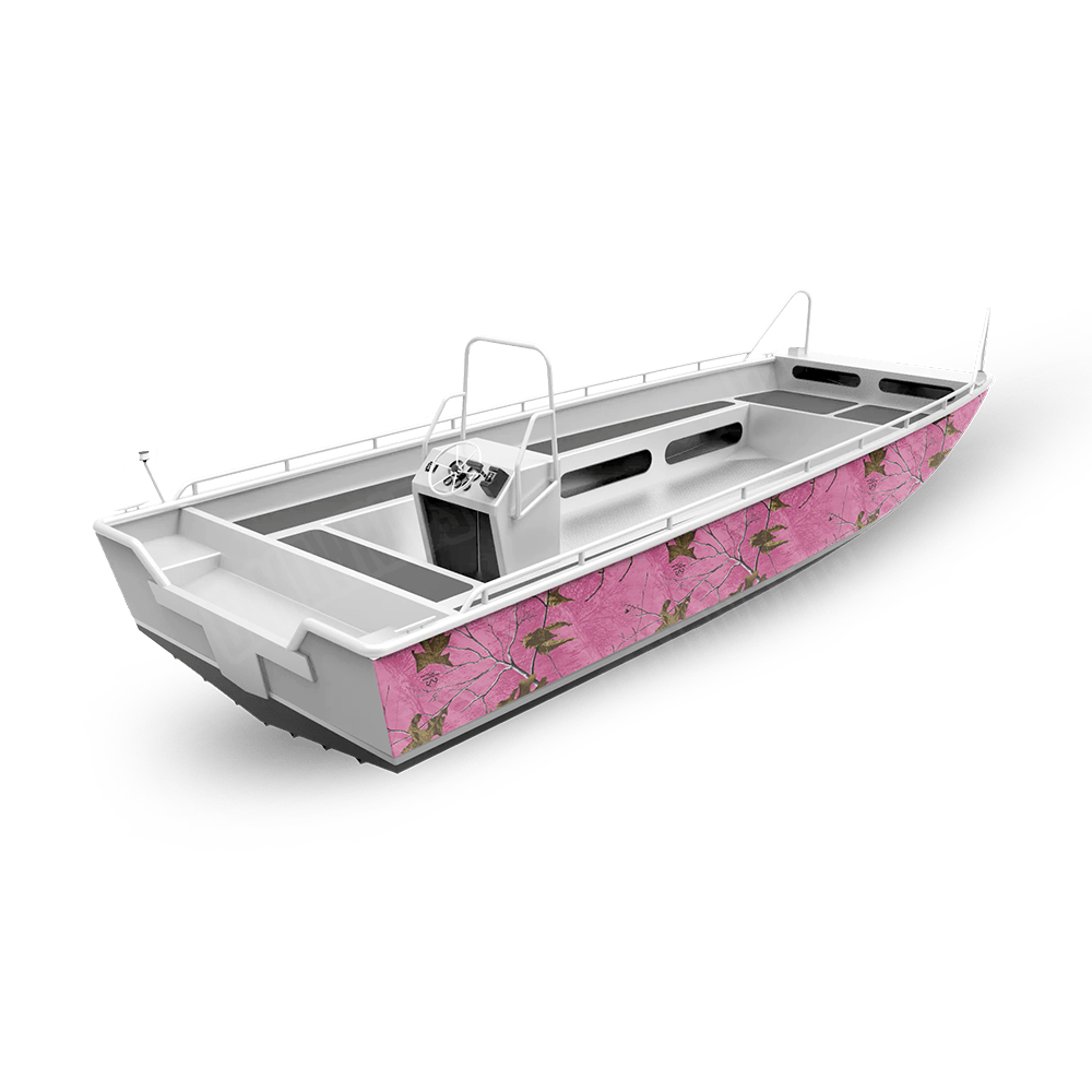 Realtree XTRA Colors Pink Fishing Boat Vinyl Wrap