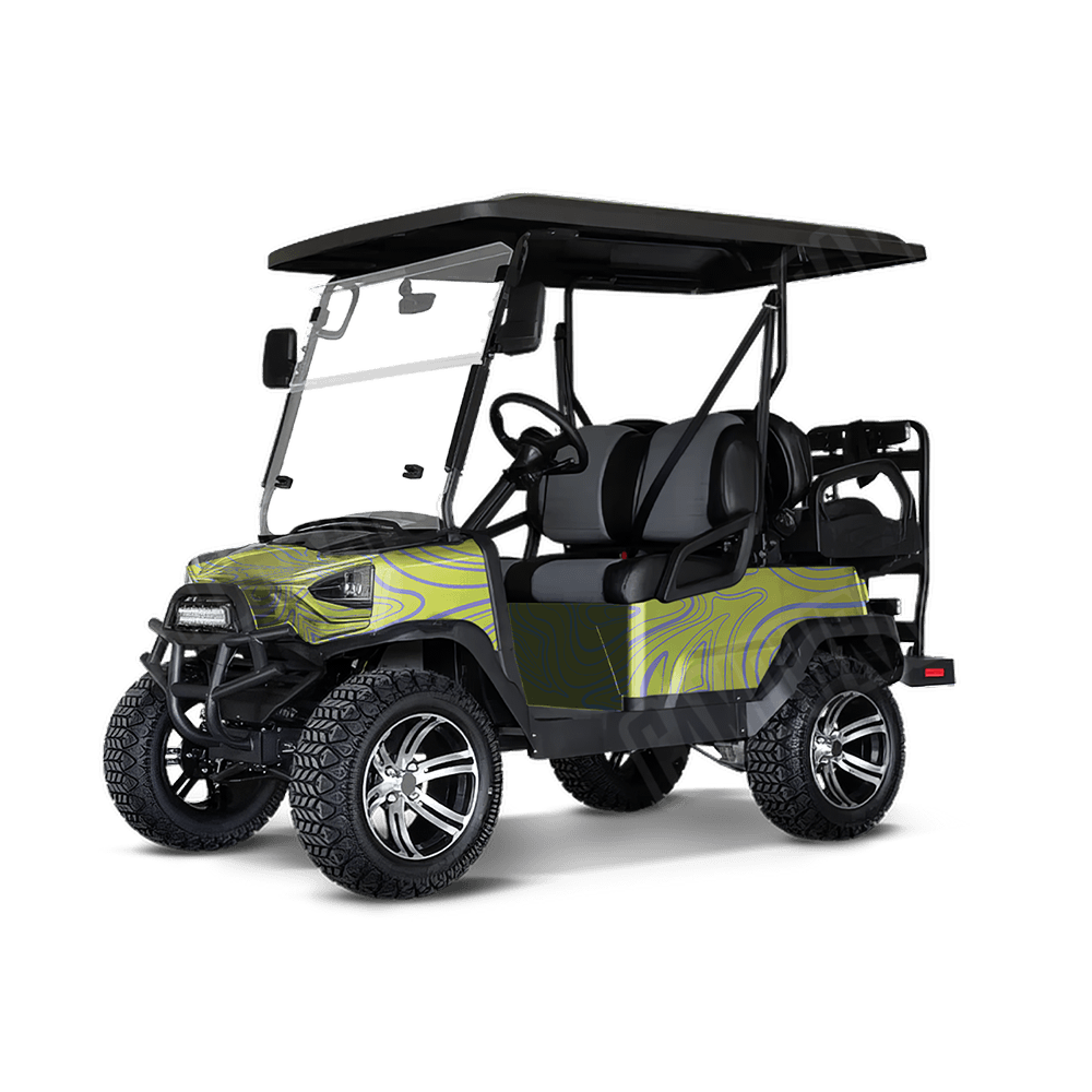 Damascus Carnival Golf Cart Camo Vinyl Wrap