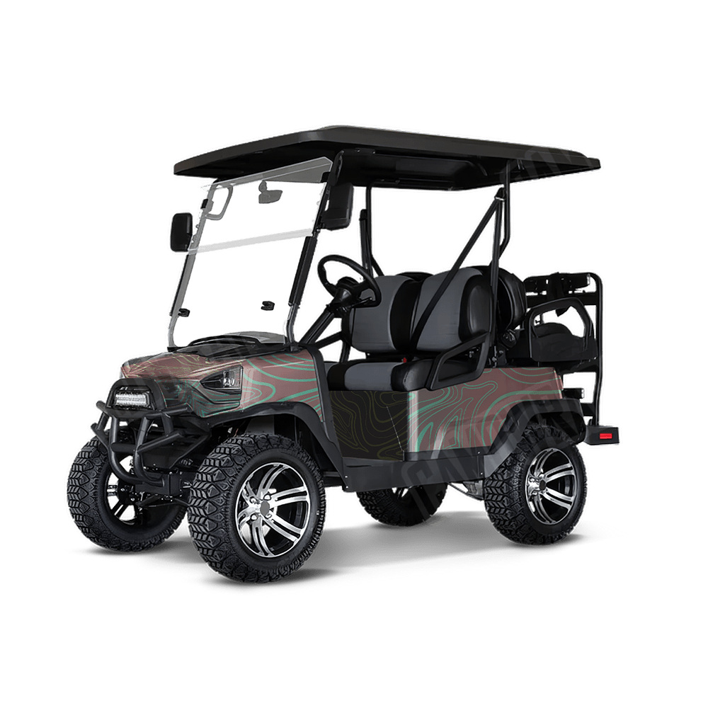 Damascus Fiesta Golf Cart Camo Vinyl Wrap