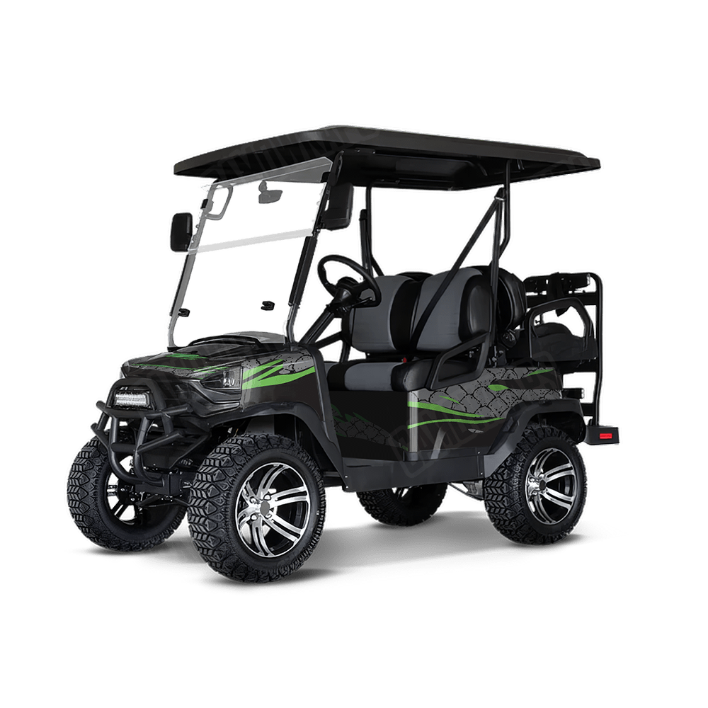 Dragonbreath Green Golf Cart Wraps