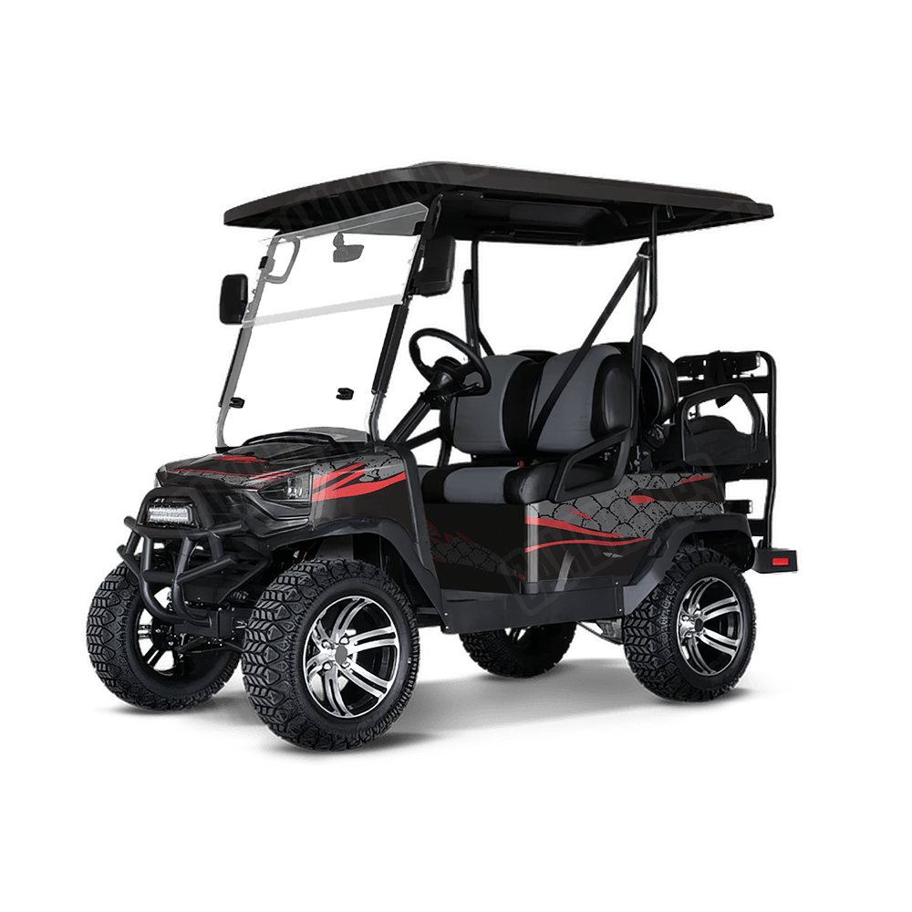 Dragonbreath Red Golf Cart Wraps