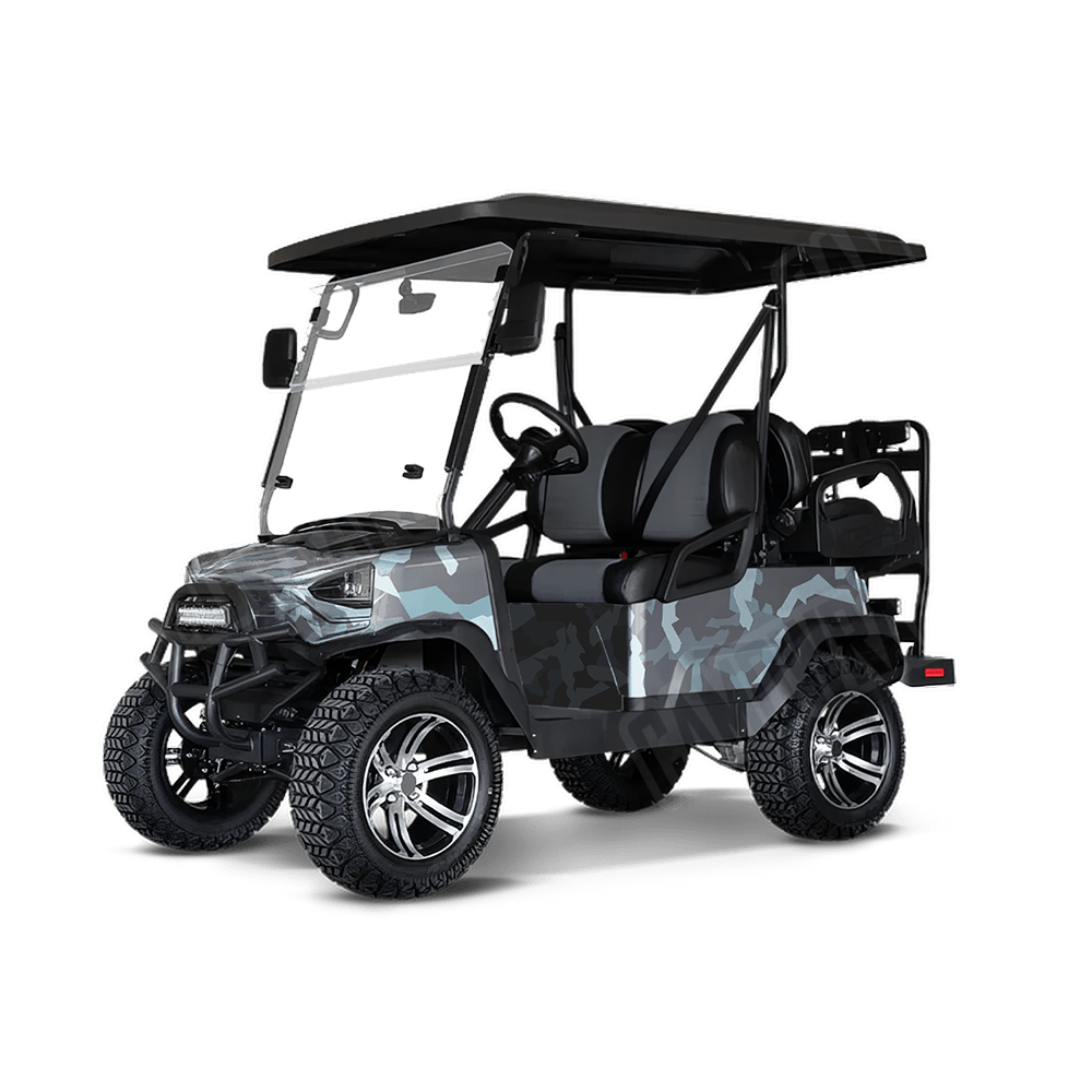 Erratic Overcast Golf Cart Camo Vinyl Wrap