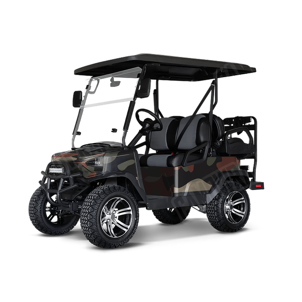 Jumbo Classic Militant Copper Golf Cart Camo Vinyl Wrap