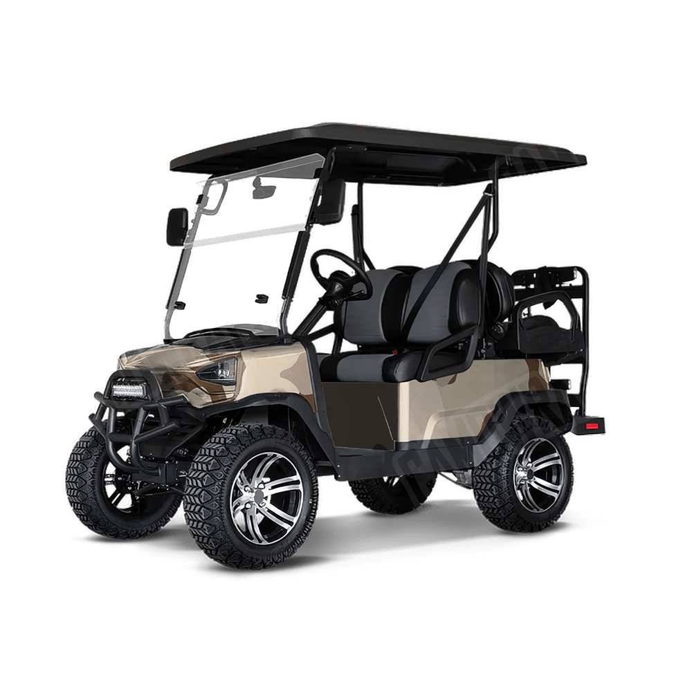 Jumbo Cumulus Desert Golf Cart Camo Vinyl Wrap