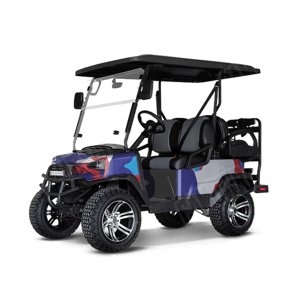 Jumbo Cumulus M Series Golf Cart Camo Vinyl Wrap