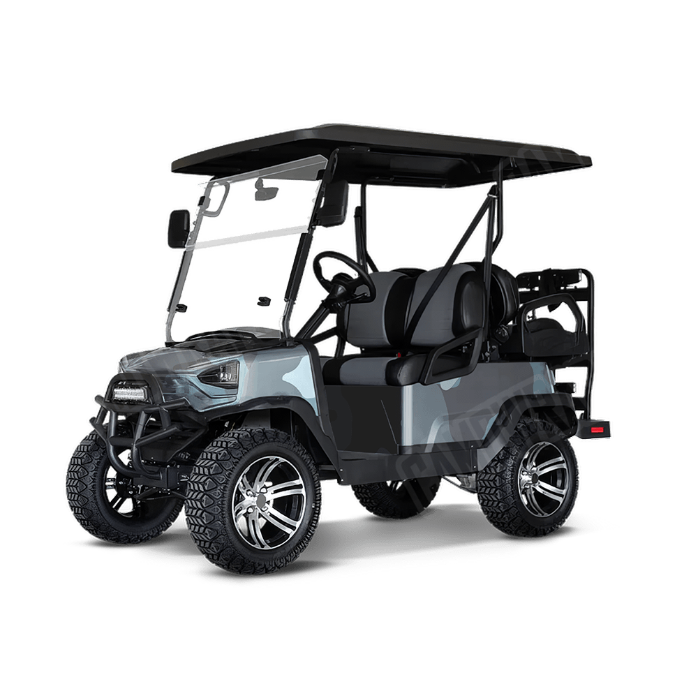 Jumbo Cumulus Overcast Golf Cart Camo Vinyl Wrap