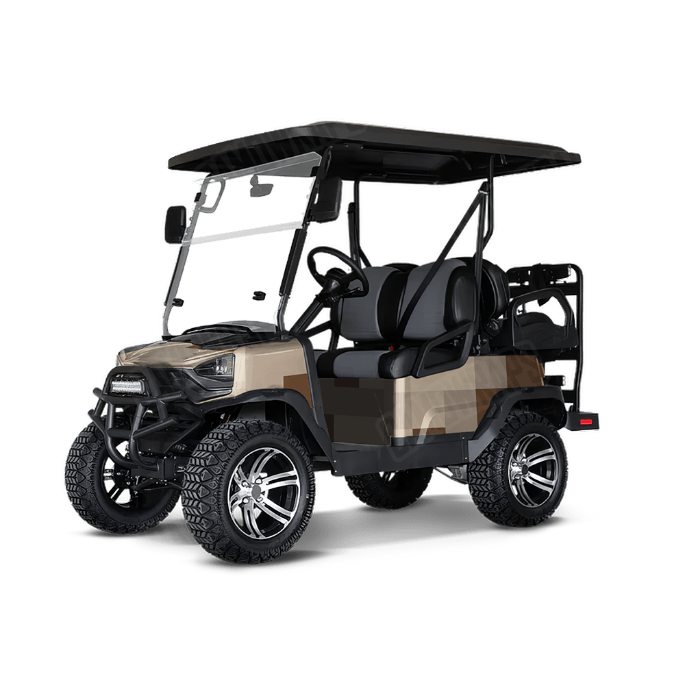 Pixel Desert Golf Cart Wraps