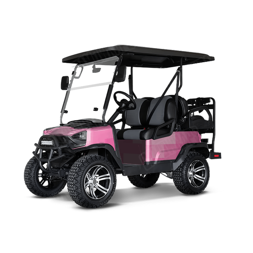 Pixel Elite Pink Golf Cart Wraps