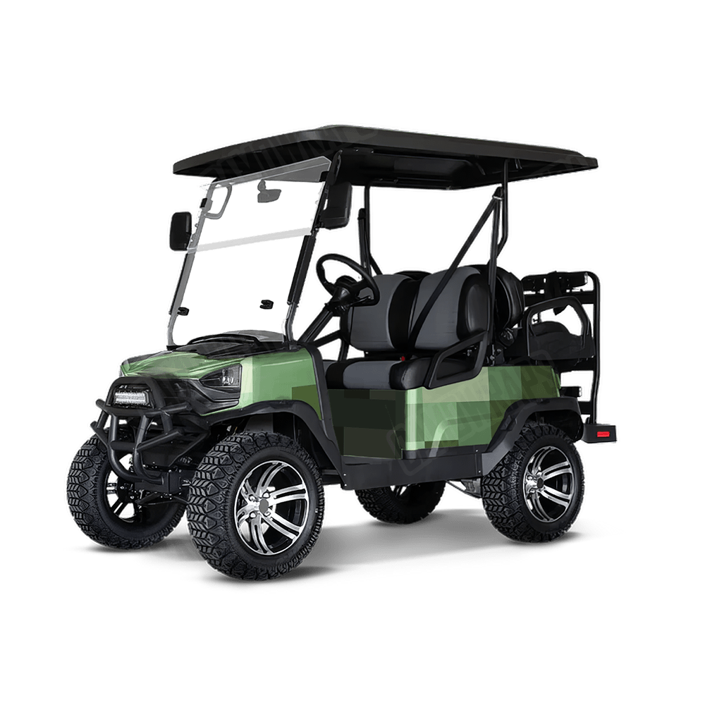 Pixel Pistachio Golf Cart Wraps