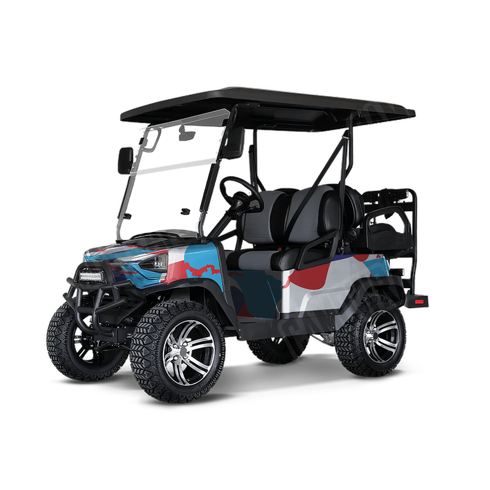 Jumbo Ragged M Series Golf Cart Camo Vinyl Wrap