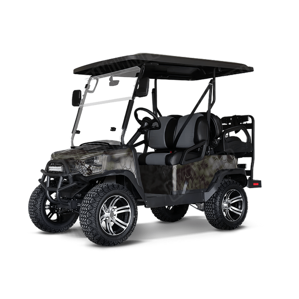 Kryptek Altitude Camo Golf Cart Vinyl Wrap