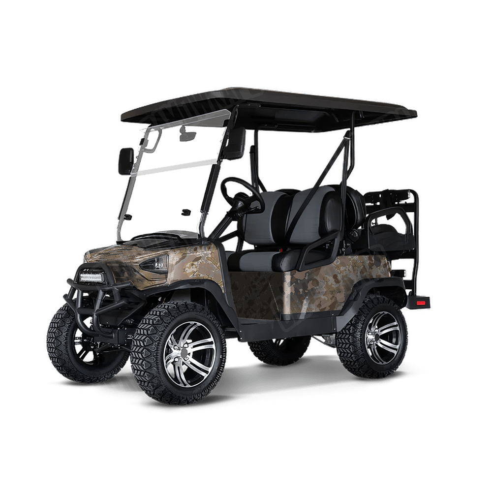 Kryptek Flyway Camo Golf Cart Vinyl Wrap