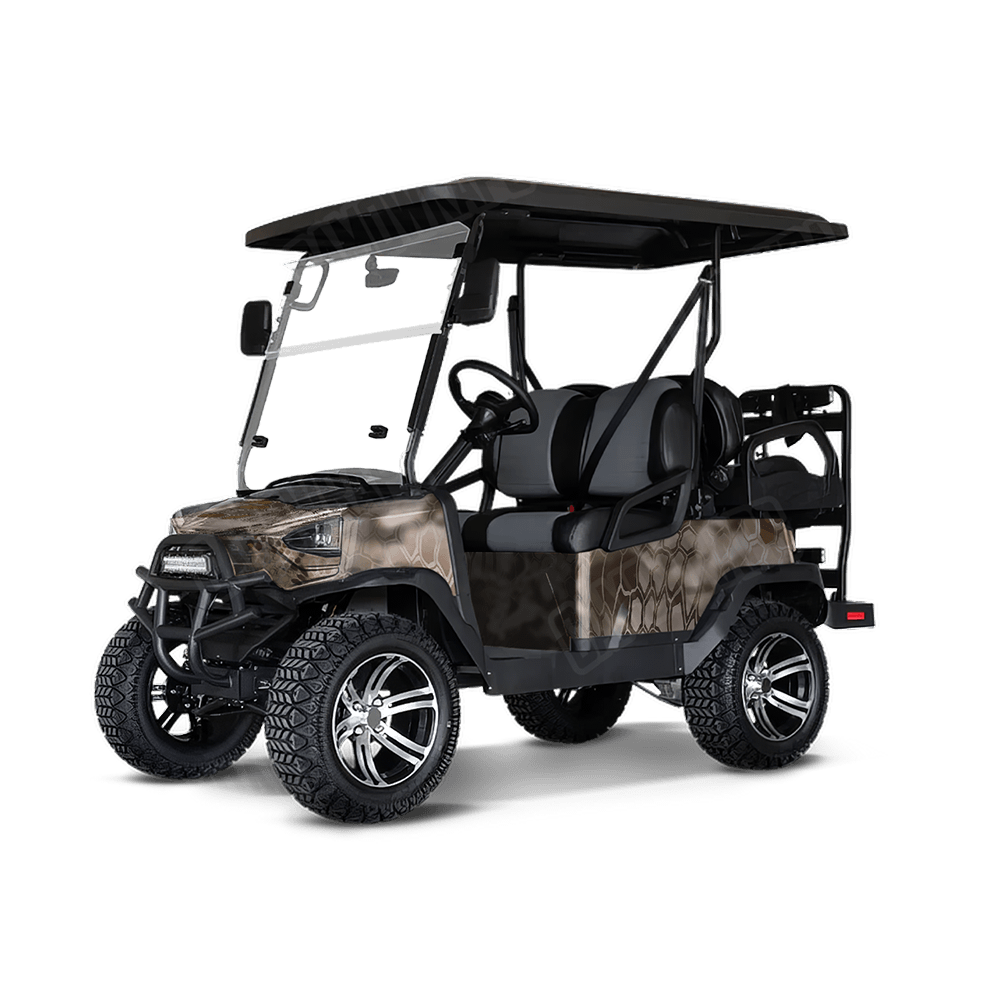 Kryptek Highlander Camo Golf Cart Vinyl Wrap