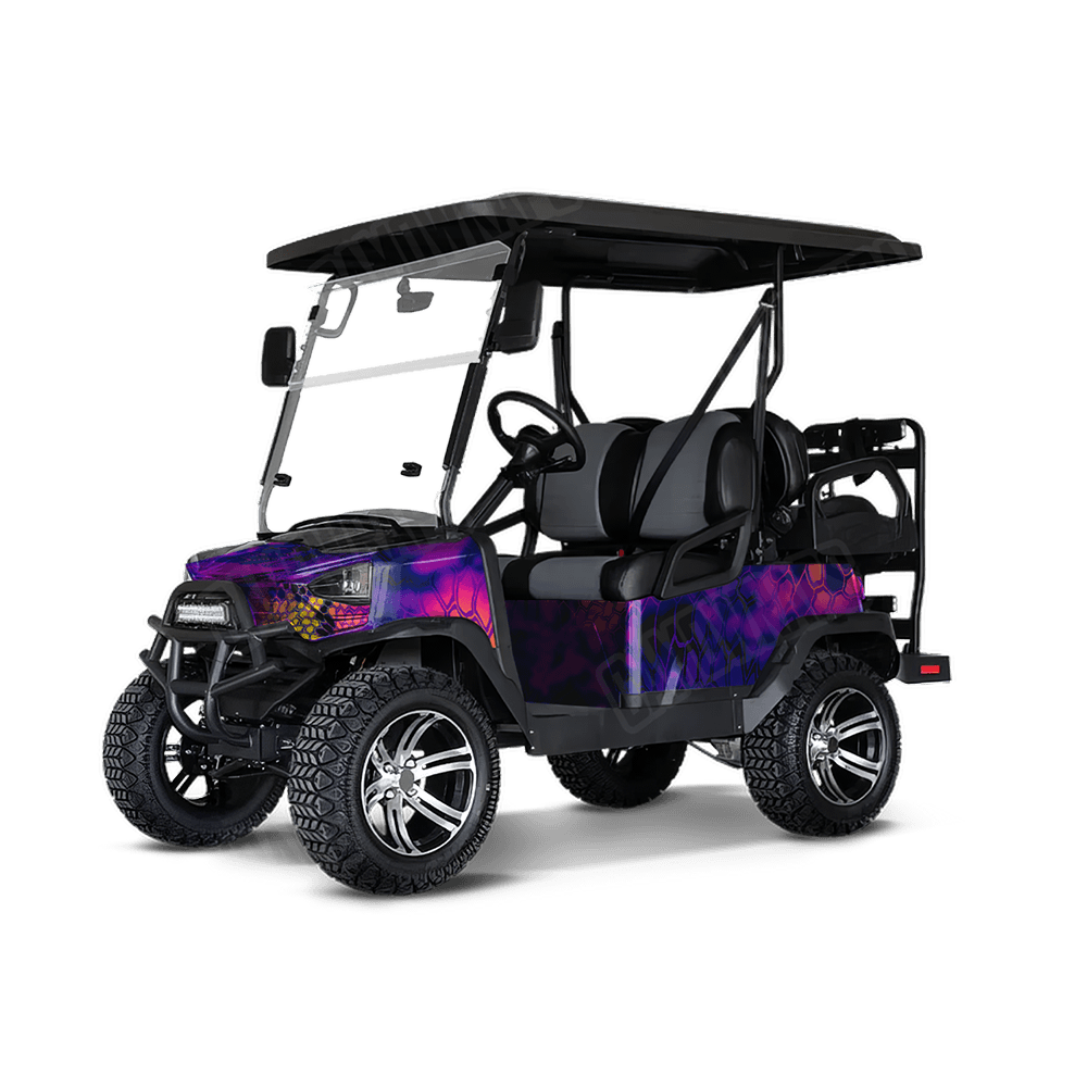 Kryptek Infrared Camo Golf Cart Vinyl Wrap
