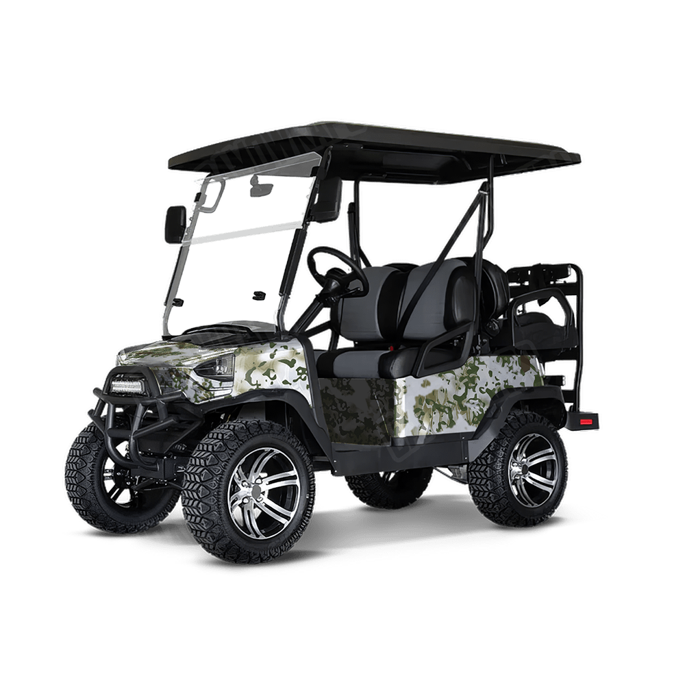 Kryptek Obskura Grom Camo Golf Cart Vinyl Wrap