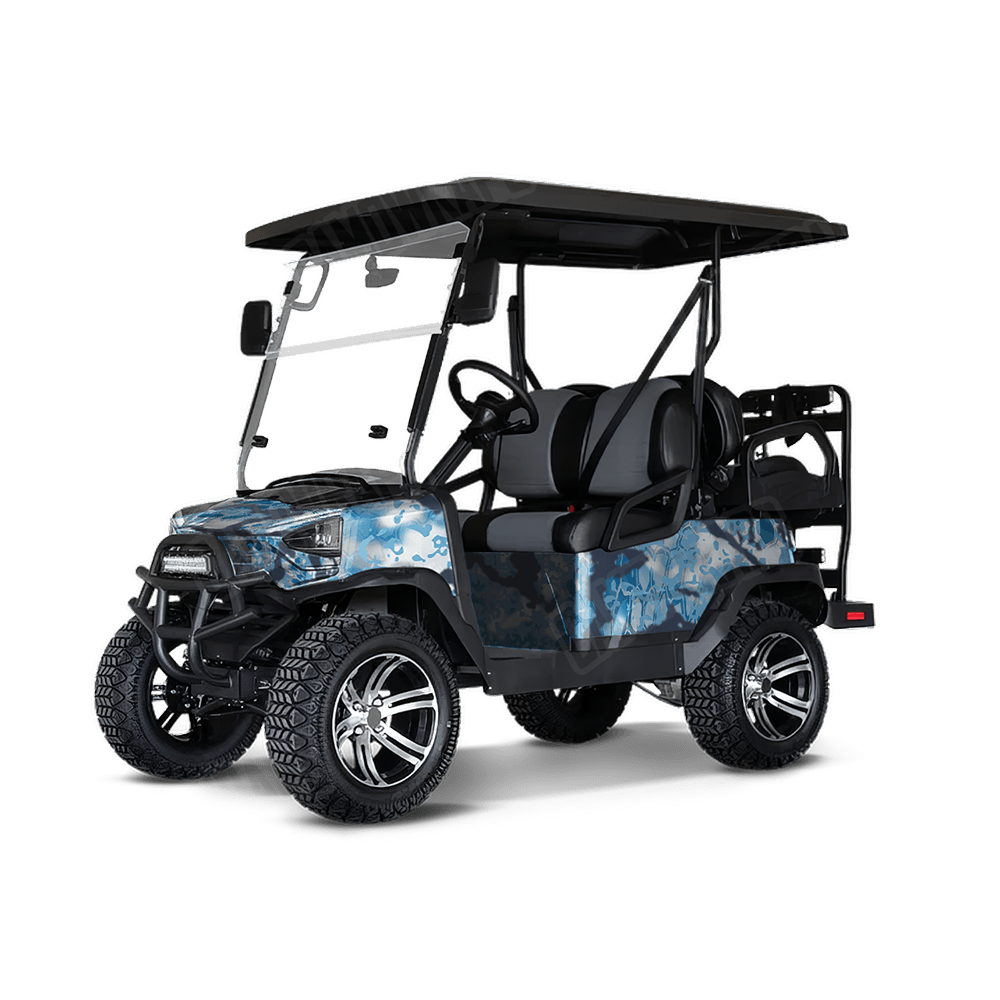 Kryptek Obskura Litus Camo Golf Cart Vinyl Wrap