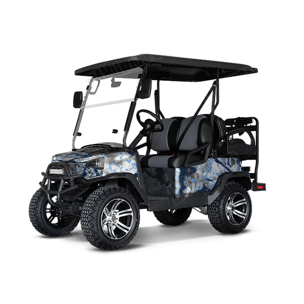 Kryptek Obskura Signa Camo Golf Cart Vinyl Wrap