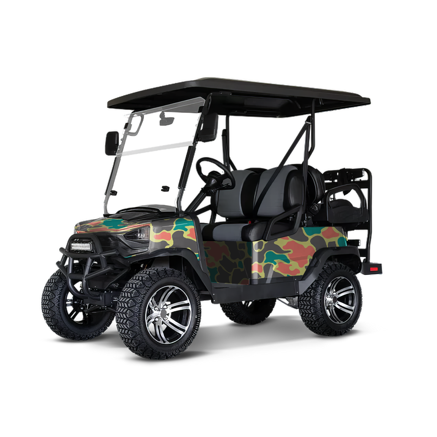 Old School Duck Fiesta Golf Cart Wraps