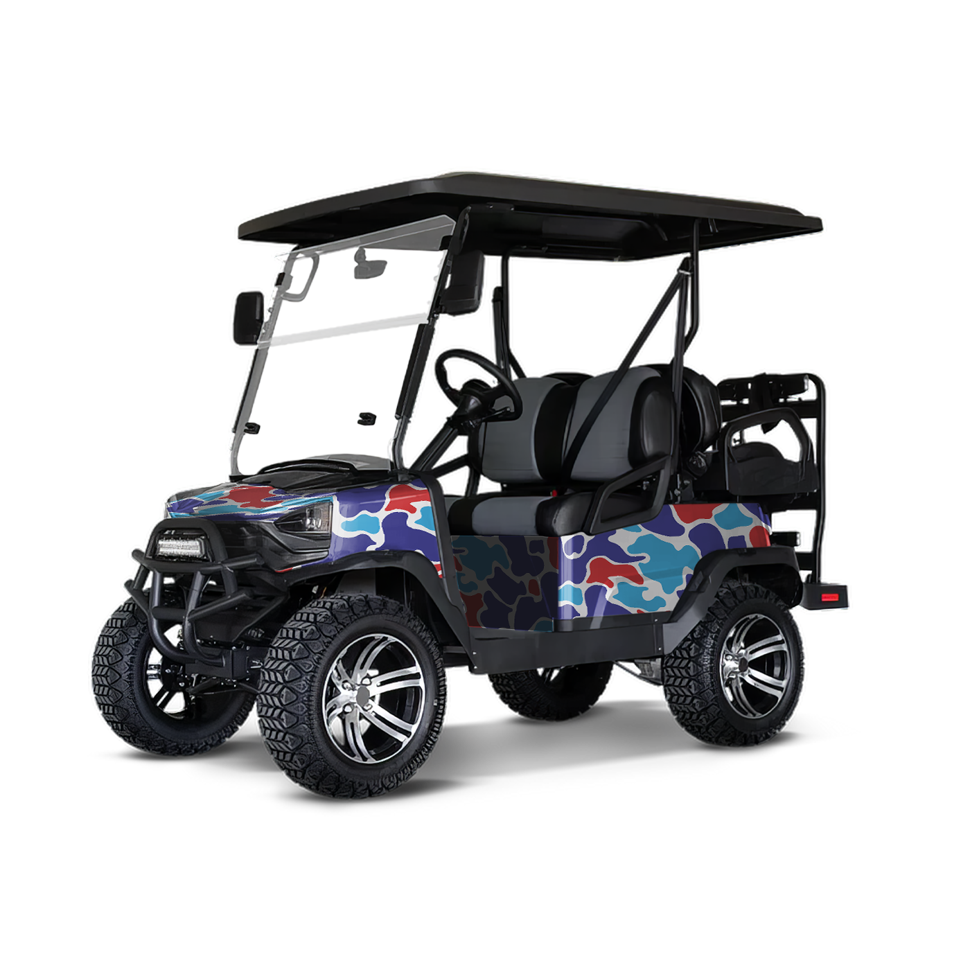 Old School Duck M Series Golf Cart Wraps