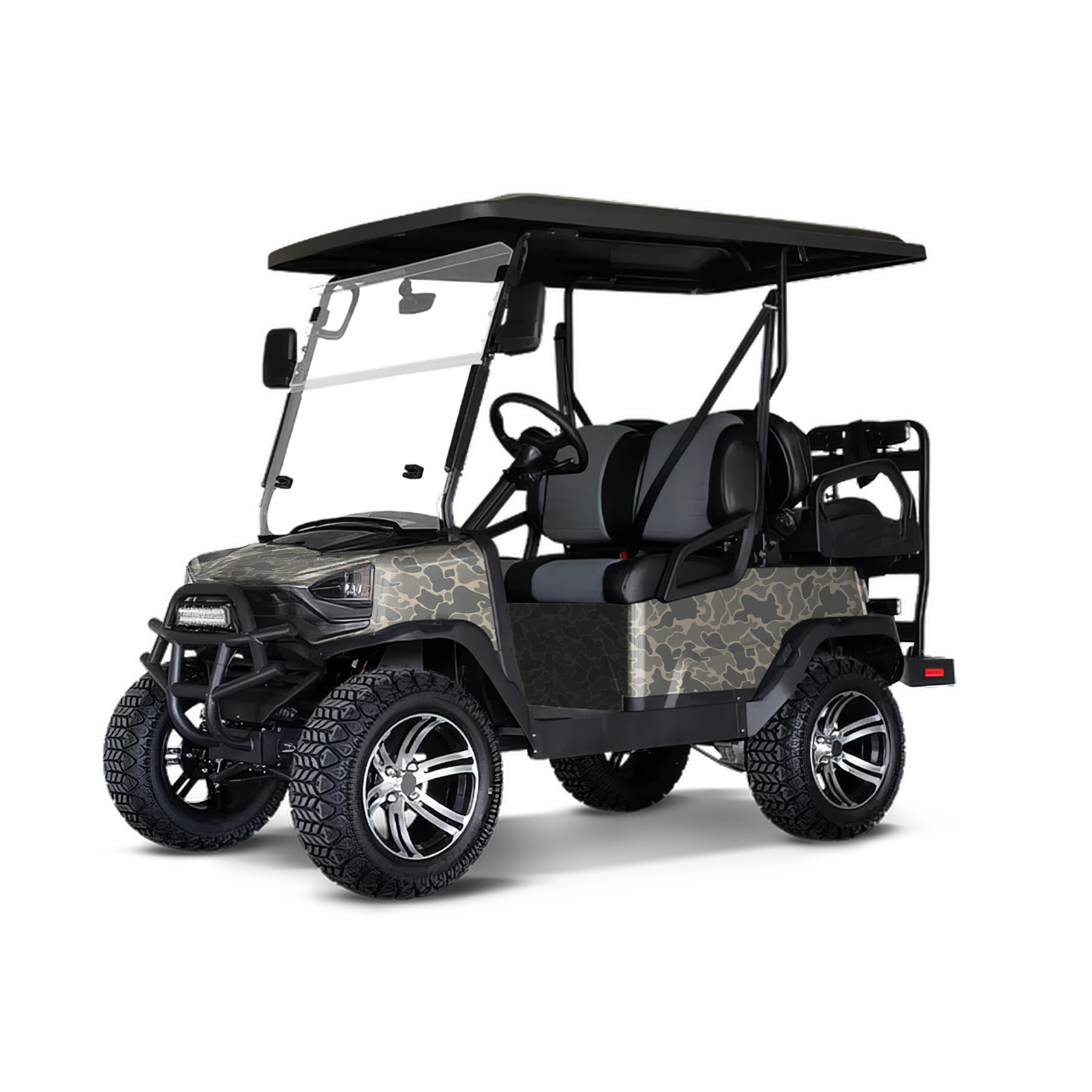 Old School Duck Army Golf Cart Wraps