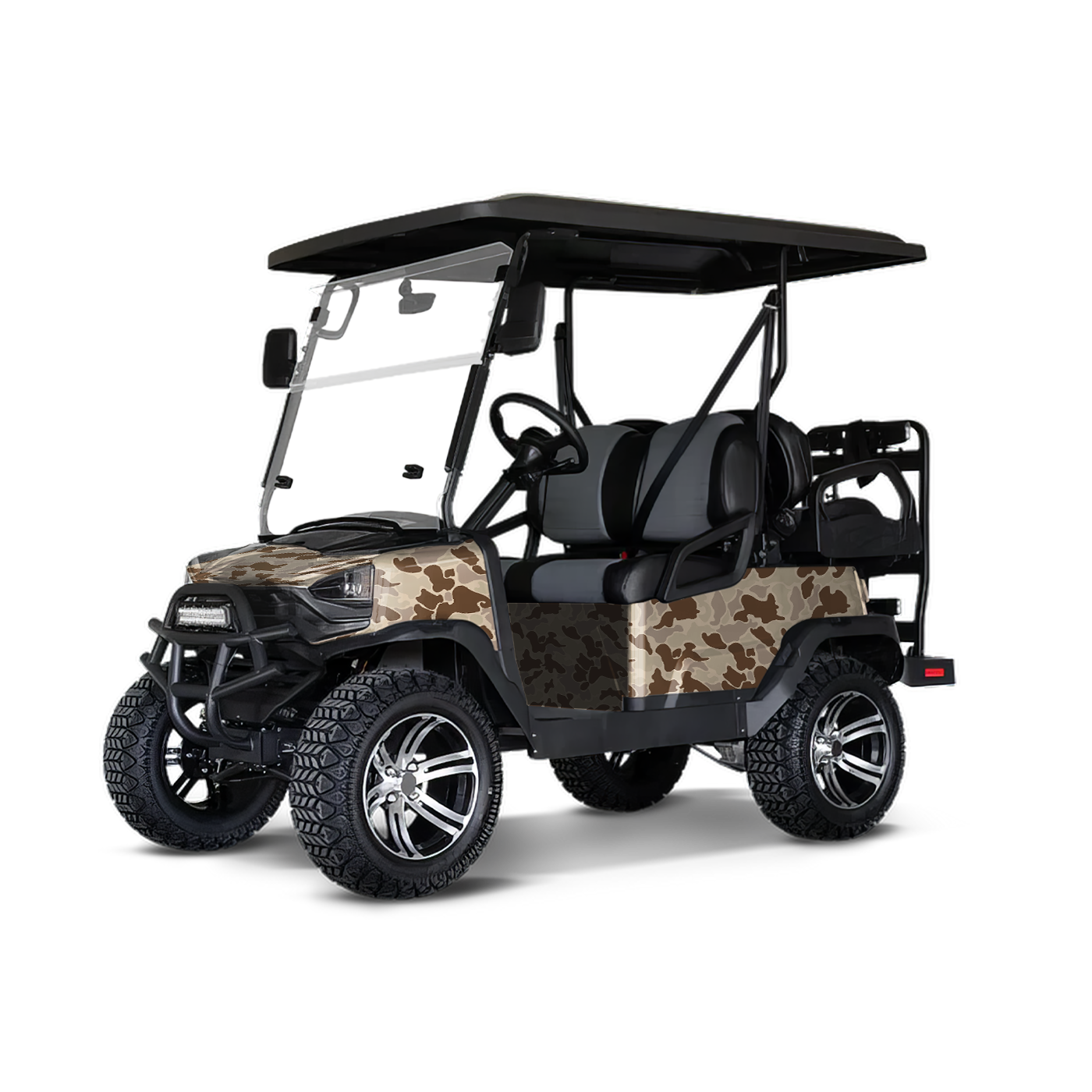 Old School Duck Desert Golf Cart Wraps