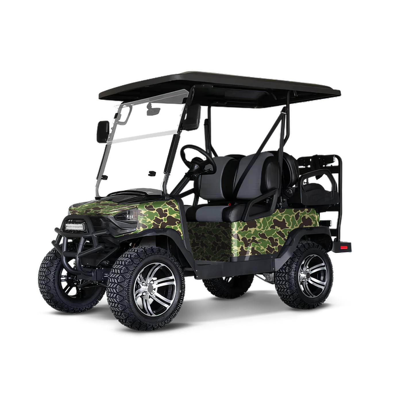 Old School Duck Jungle Golf Cart Wraps