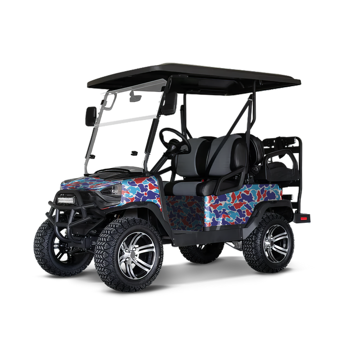 Old School Duck M Series Golf Cart Wraps