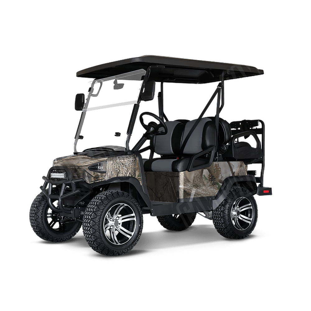 Nature Lifeless Woods Golf Cart Camo Vinyl Wrap