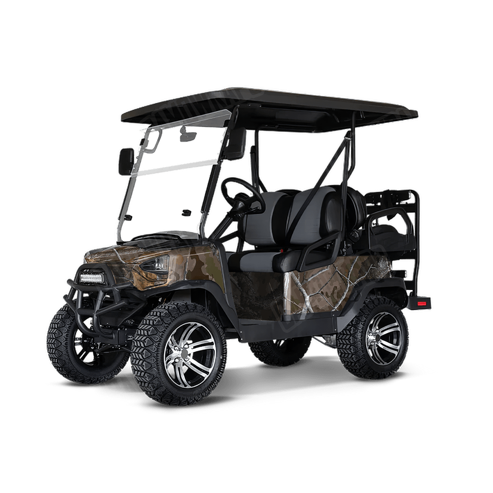 Next Wyld Camo Golf Cart Vinyl Wrap
