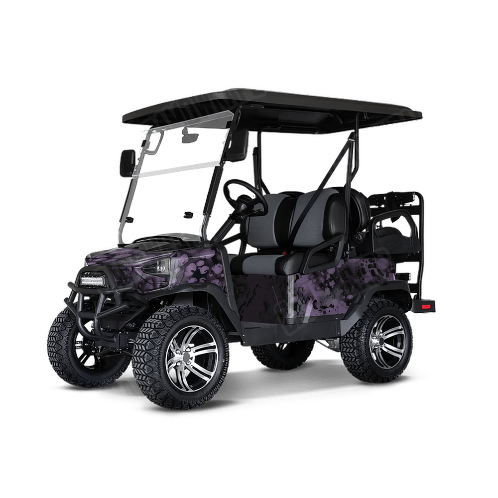 Pulse Galaxy Camo Golf Cart Vinyl Wrap