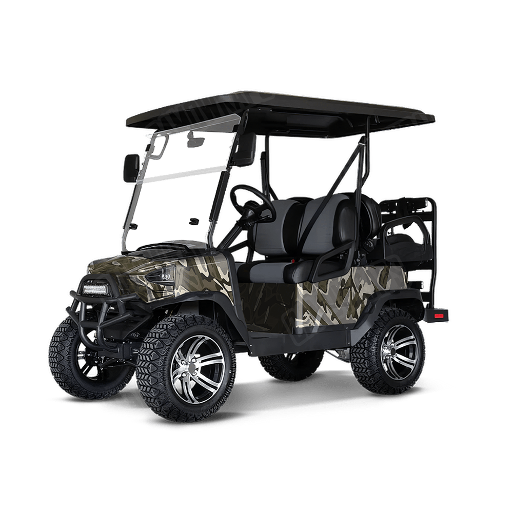 RELV X3 Dynohyde Camo Golf Cart Vinyl Wrap