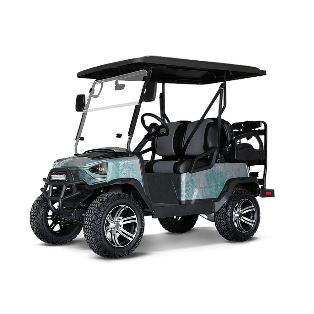 Realtree Aspect Ice Water Golf Cart Camo Vinyl Wrap