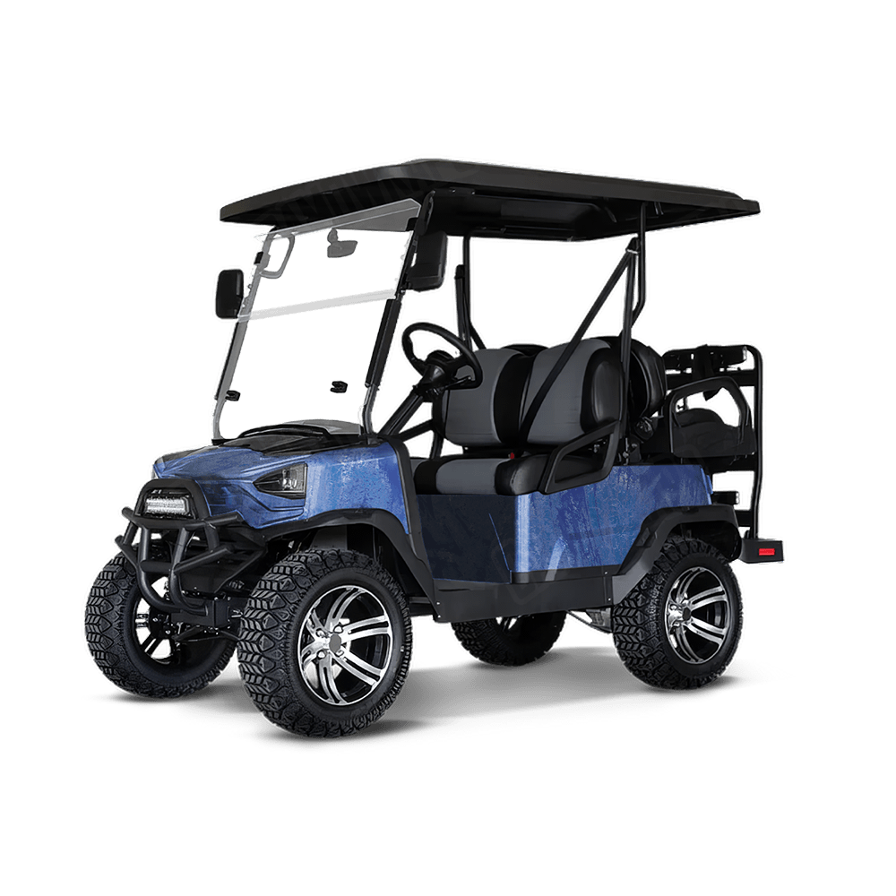 Realtree Aspect Royal Blue Golf Cart Camo Vinyl Wrap