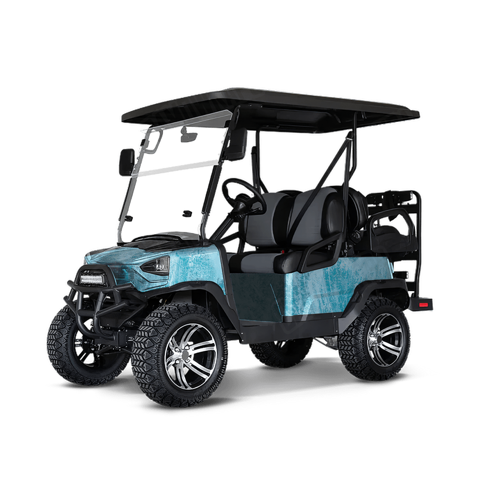 Realtree Aspect Sea Blue Golf Cart Camo Vinyl Wrap