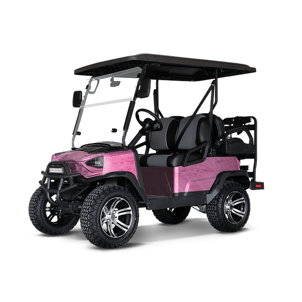 Realtree Fishing Pink Golf Cart Camo Vinyl Wrap
