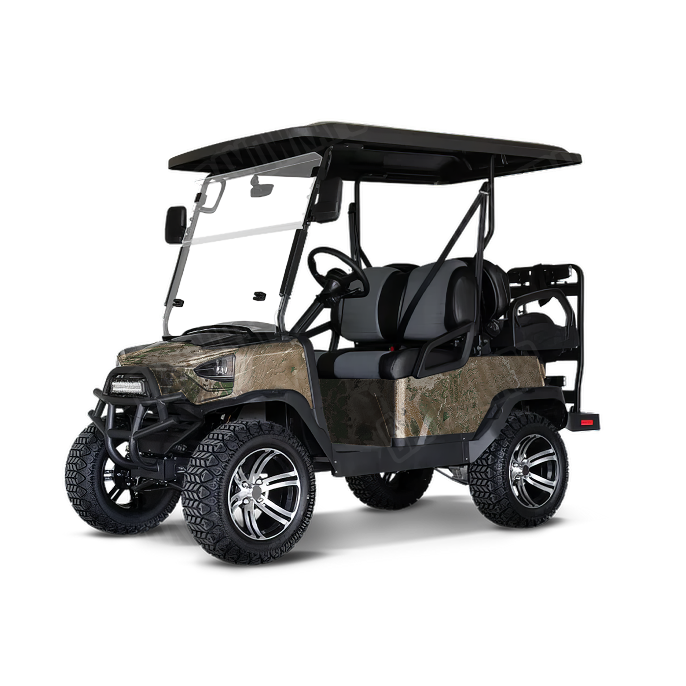 Realtree WAV3 Hillside Golf Cart Camo Vinyl Wrap