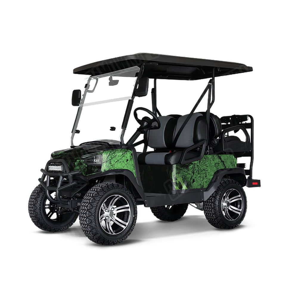 Realtree WAV3 Monster Camo Golf Cart Vinyl Wrap