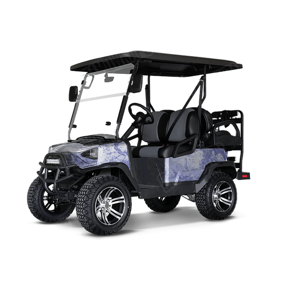 Realtree XTREME Barley Purple Camo Golf Cart Vinyl Wrap