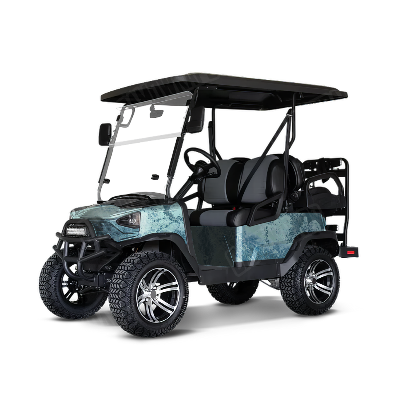 Realtree XTREME Caribbean Golf Cart Camo Vinyl Wrap