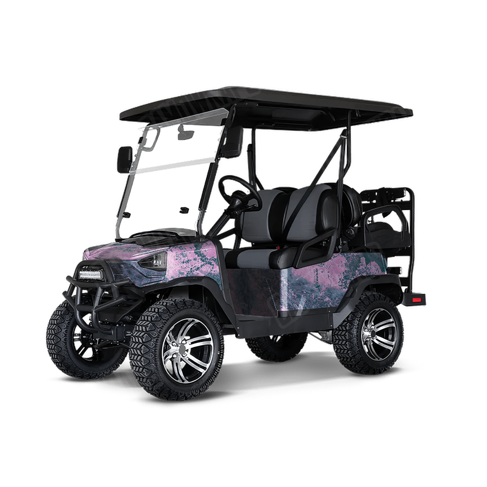 Realtree XTREME Lavender Haze Camo Golf Cart Vinyl Wrap