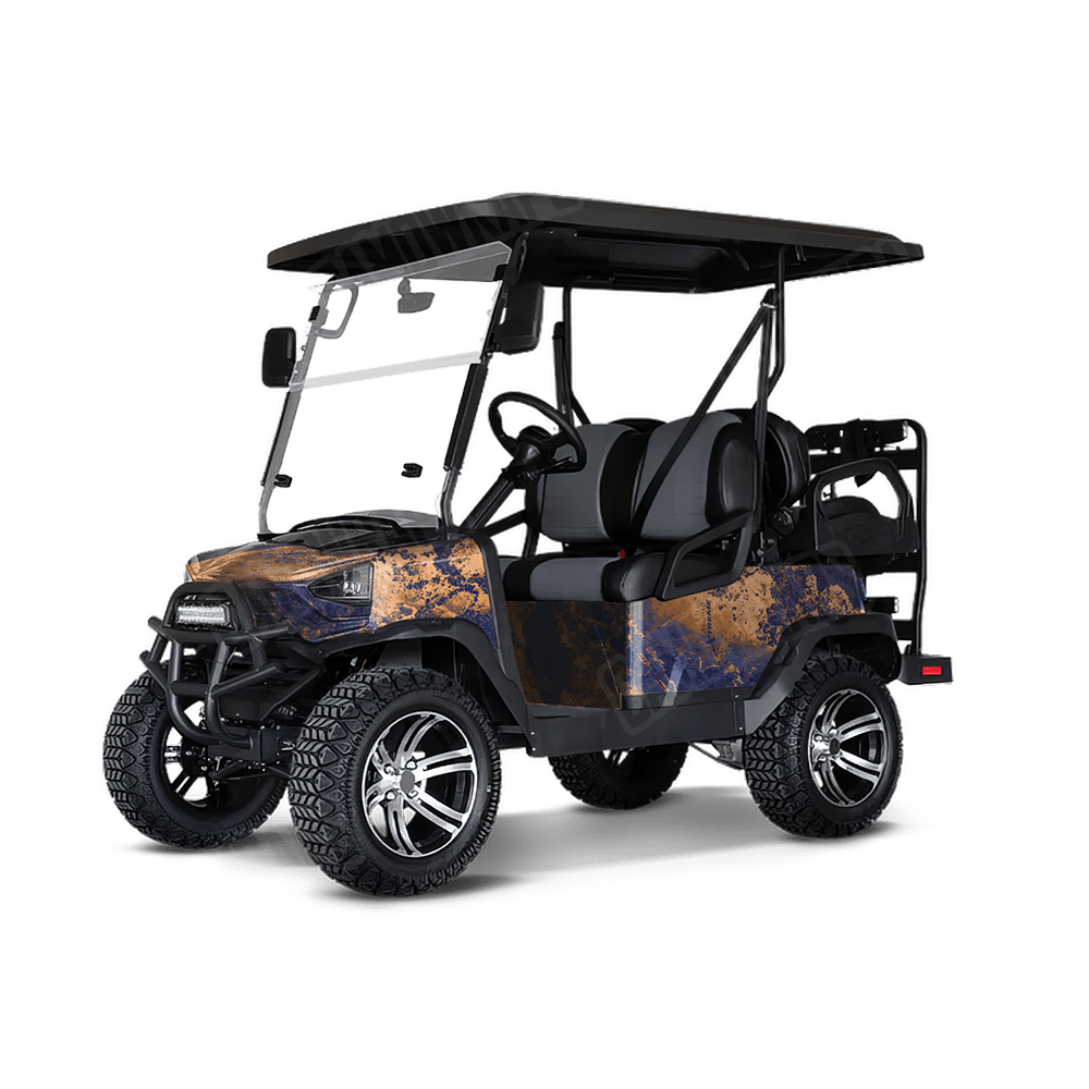 Realtree XTREME Spiced Navy Camo Golf Cart Vinyl Wrap