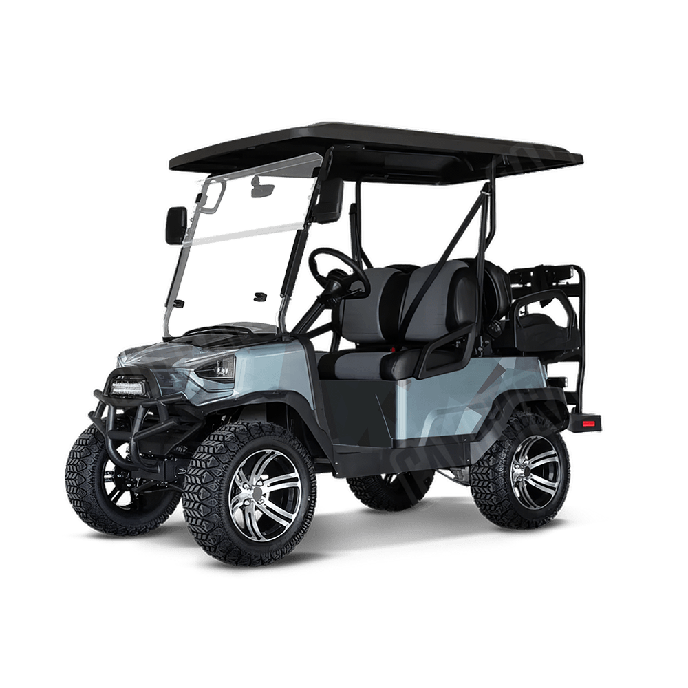 Shattered Overcast Golf Cart Camo Vinyl Wrap