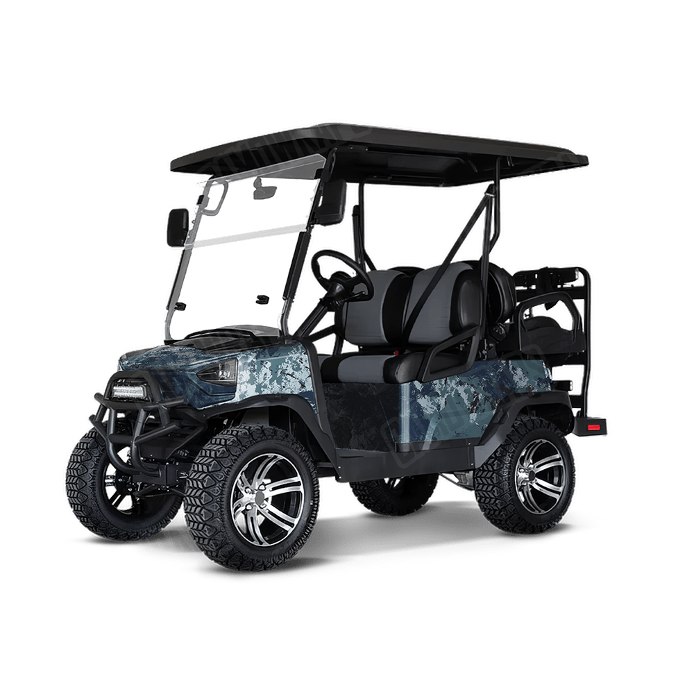 Substrate Saipan Camo Golf Cart Vinyl Wrap